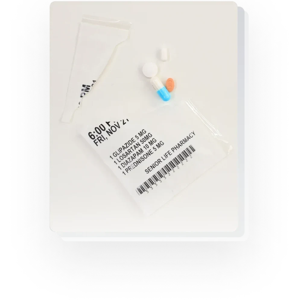 Monthly Pre-Packaged Medications for Seniors