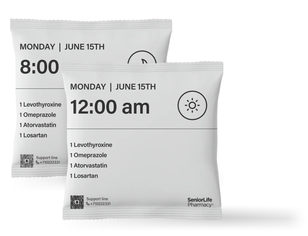 Monthly Pre-Packaged Medications for Seniors