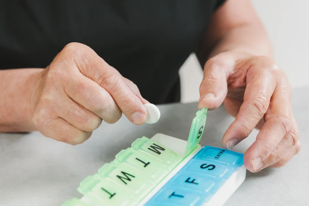 Using a Pill Organizer
