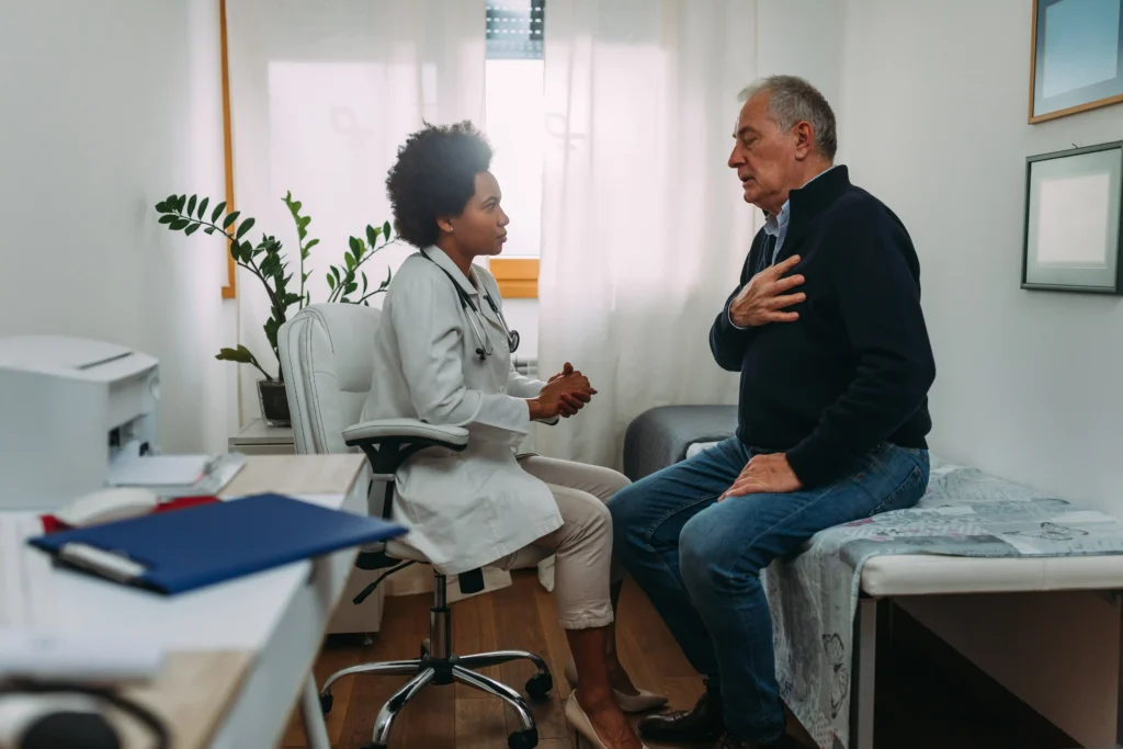 Patient talking to their Doctor